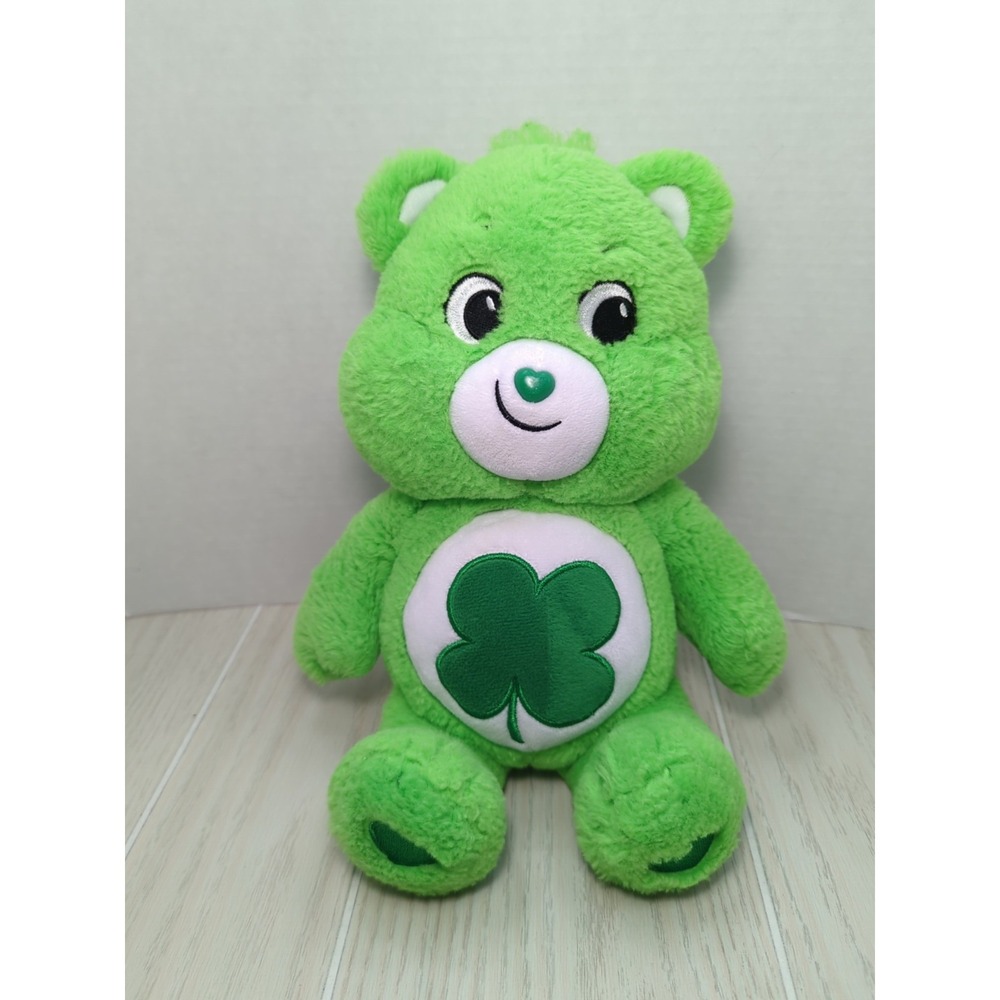 Care Bears Good Luck Bear 13" 2020 Basic Fun teddy green shamrock